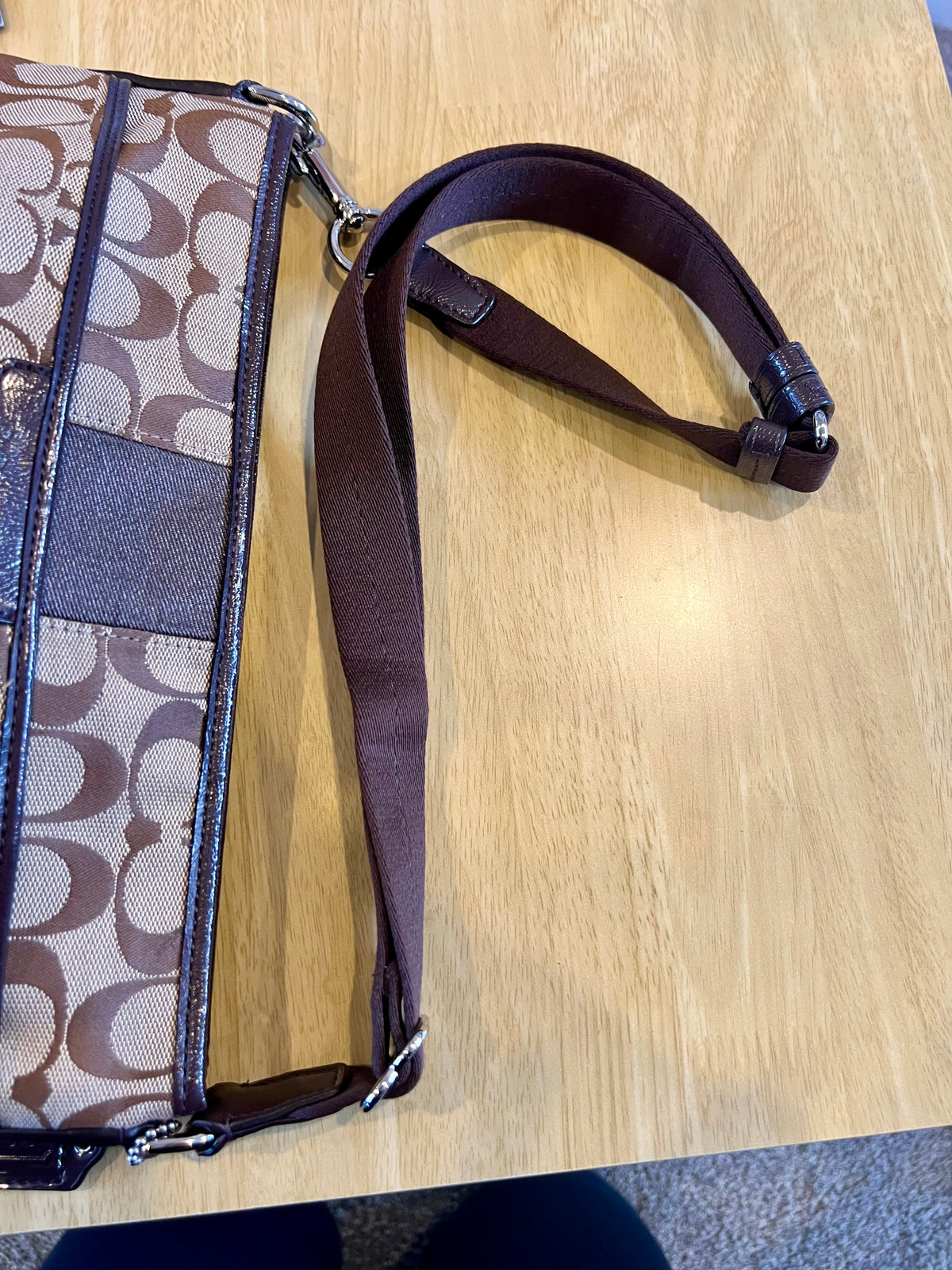 Coach Heritage Stripe Swingpack Crossbody Bag