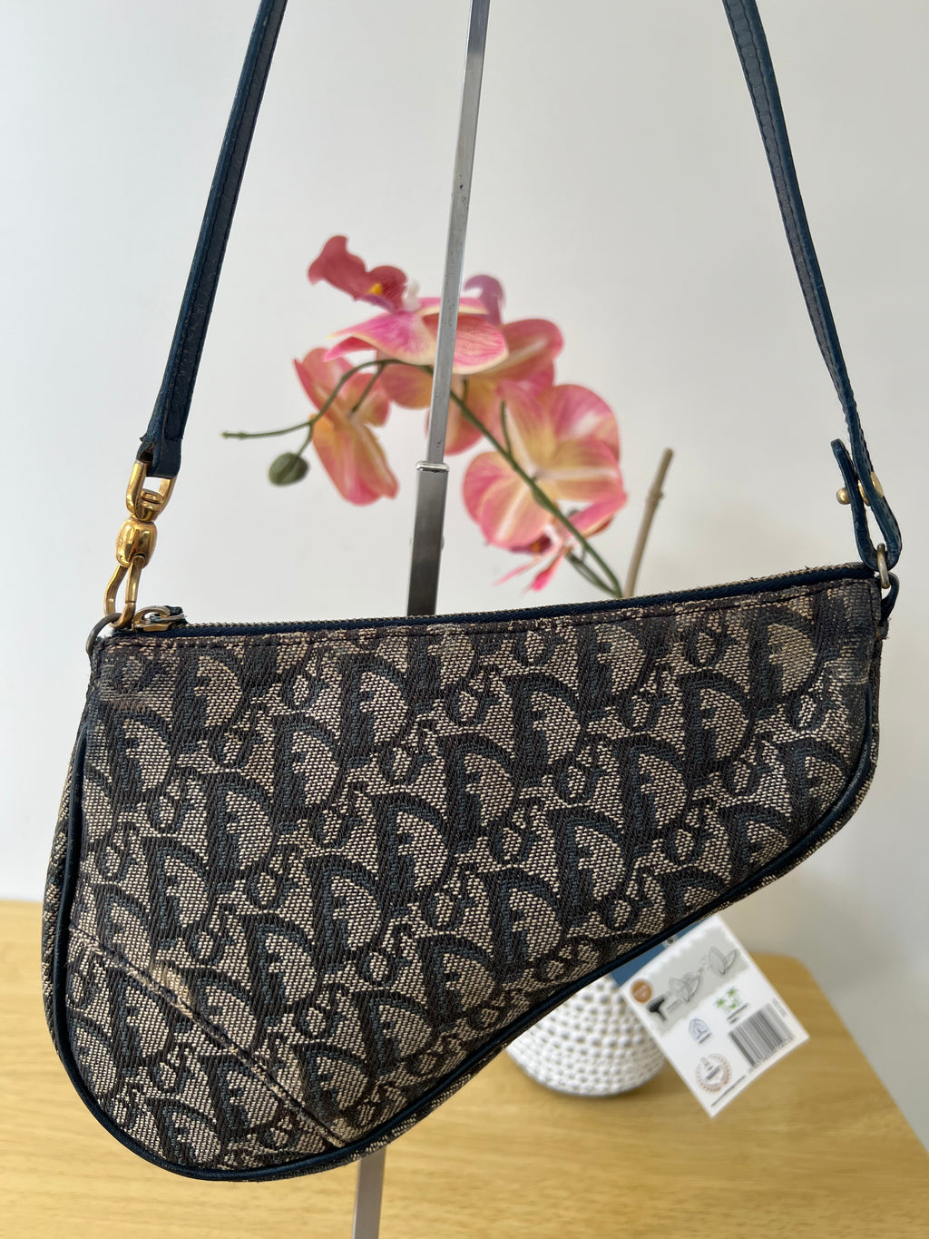Authentic Vintage Christian Dior Saddle Pochette