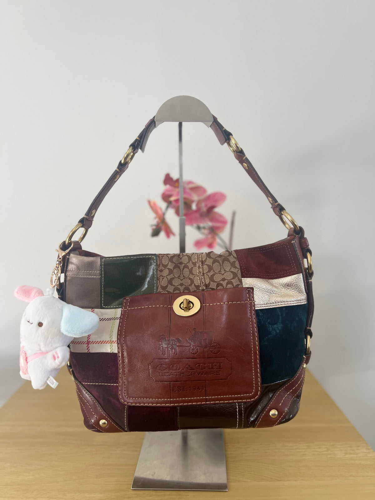 Coach Rare Patchwork Carly Bag