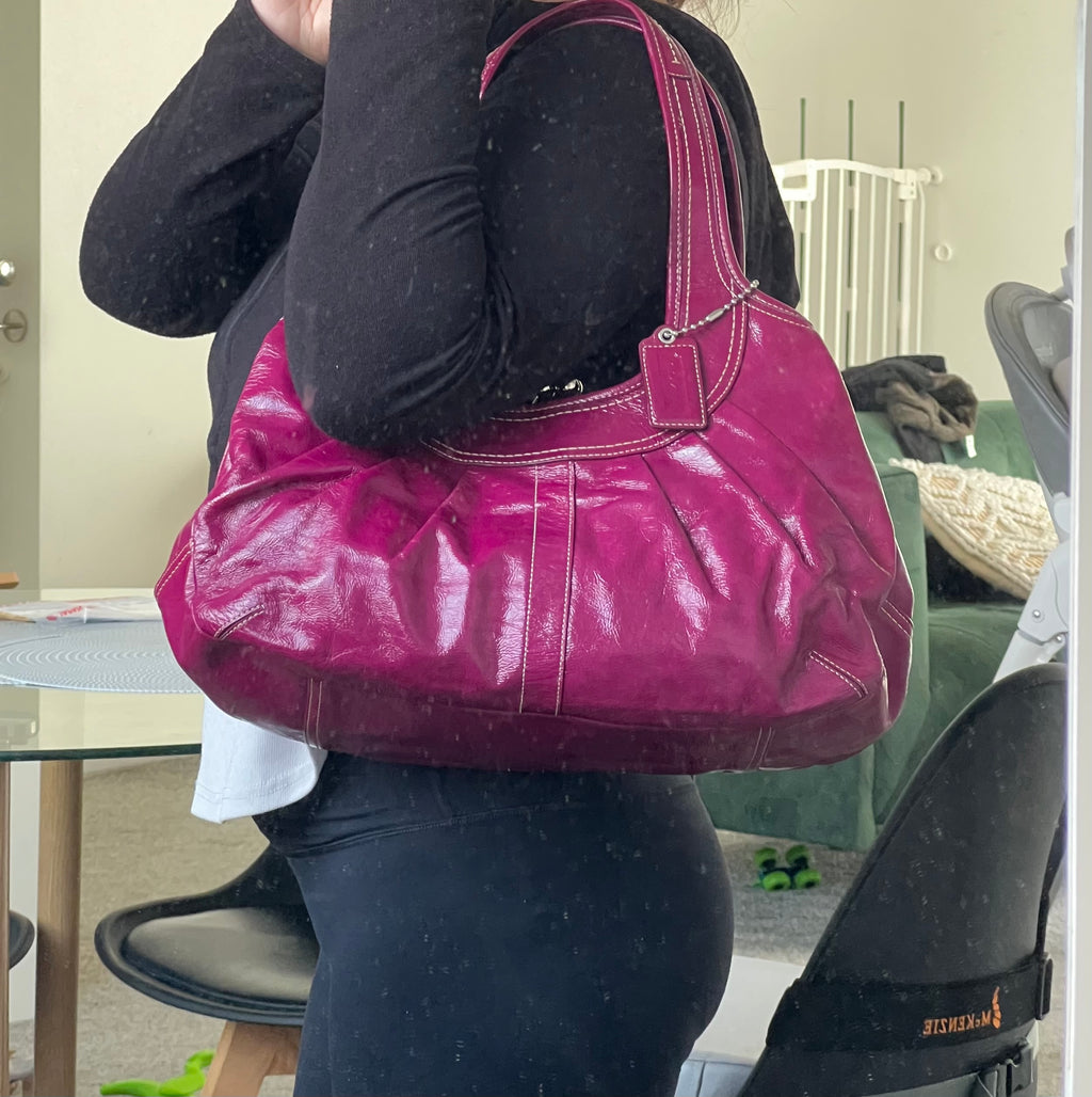 Coach Ergo Kisslock Pleated Bag