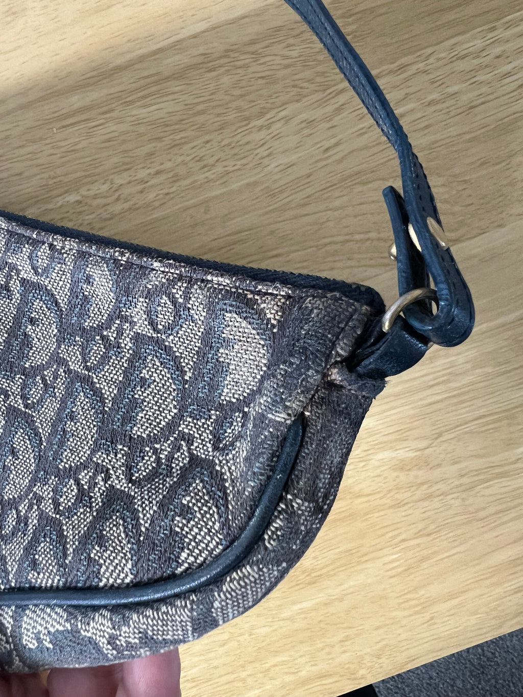 Authentic Vintage Christian Dior Saddle Pochette