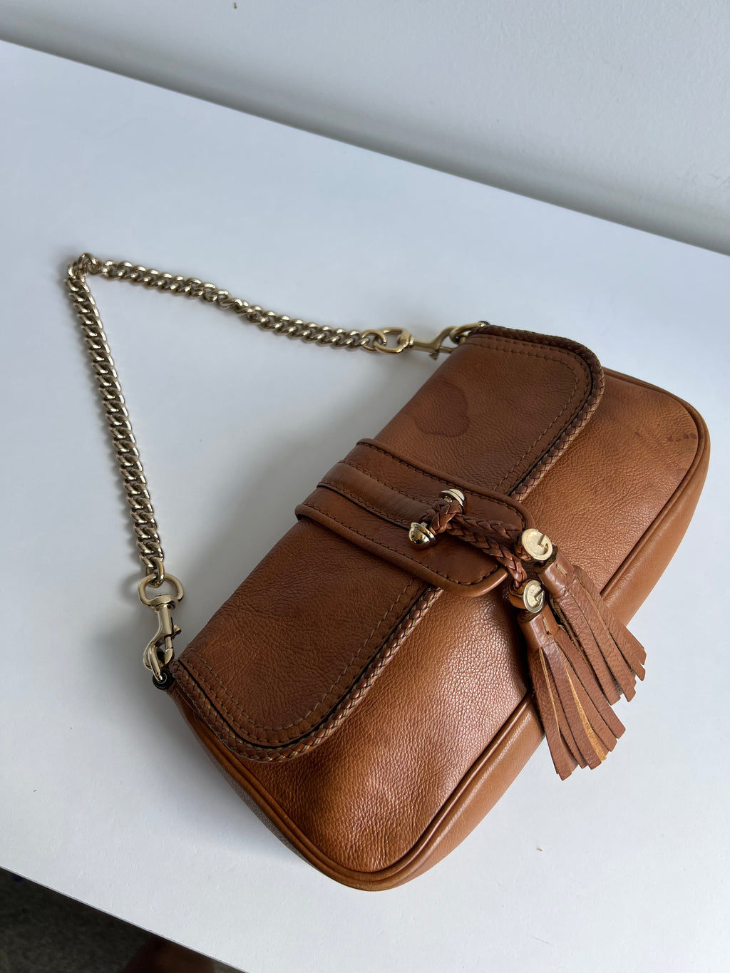 Authentic Gucci Marrakech Chain Shoulder Bag