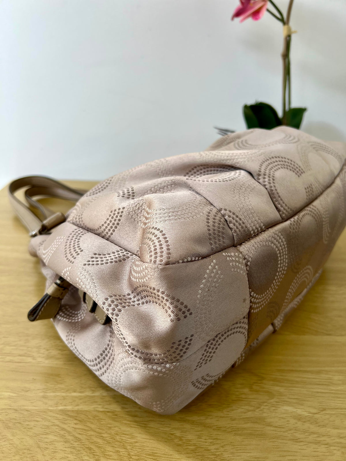 Coach Madison Dotted Op Art Hobo Bag