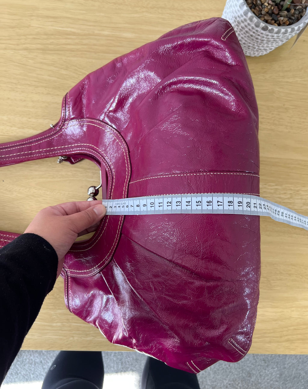 Coach Ergo Kisslock Pleated Bag
