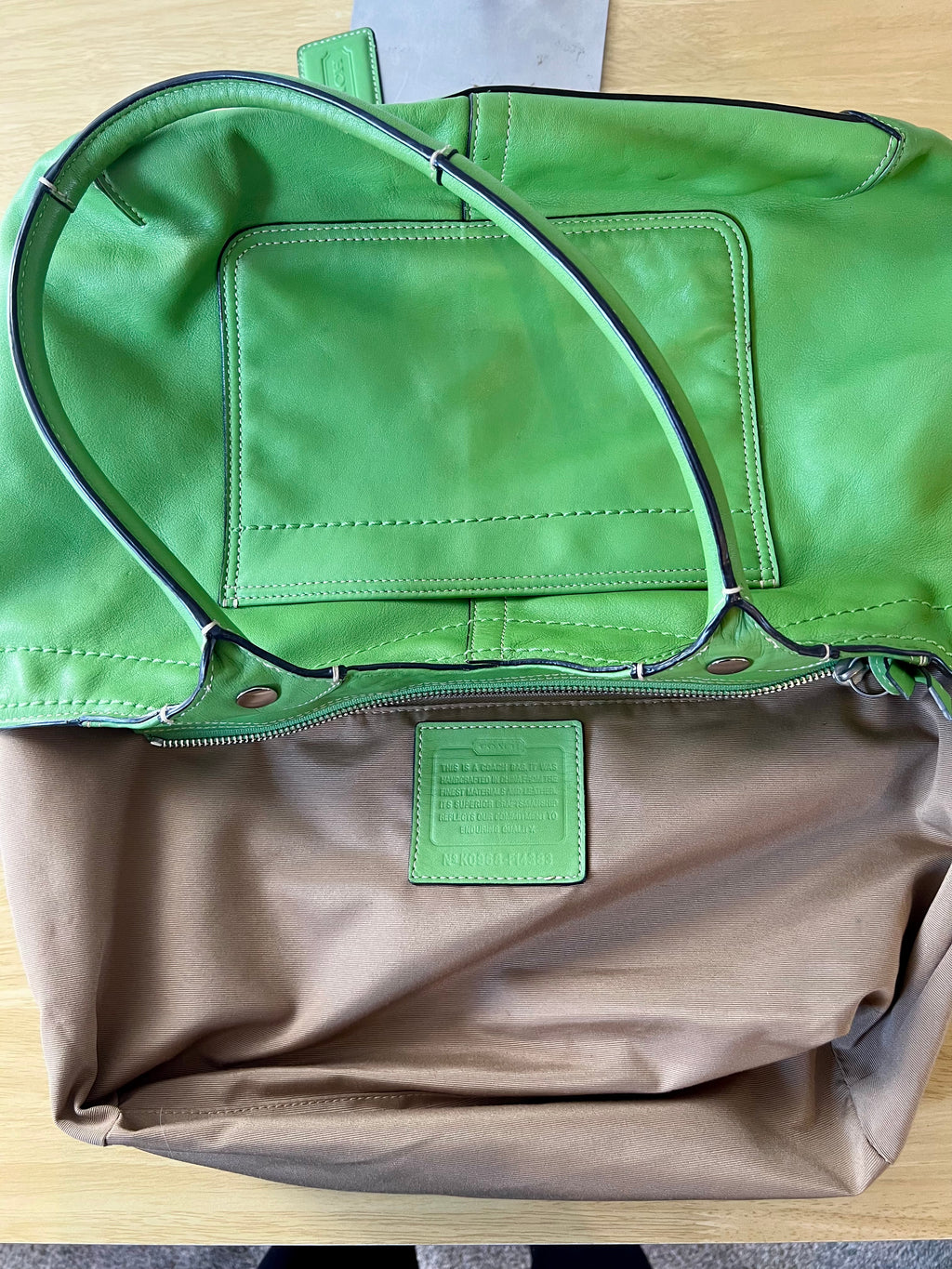 Coach Bleecker Legacy Tote Bag