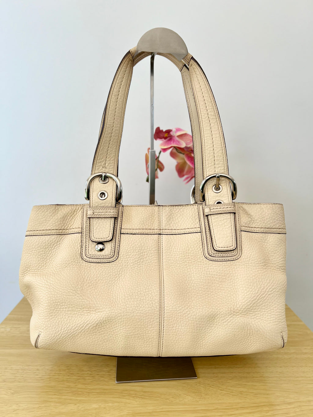 Coach Soho Pleated Pebble Leather Bag