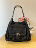 Coach Campbell Signature Bag in Black