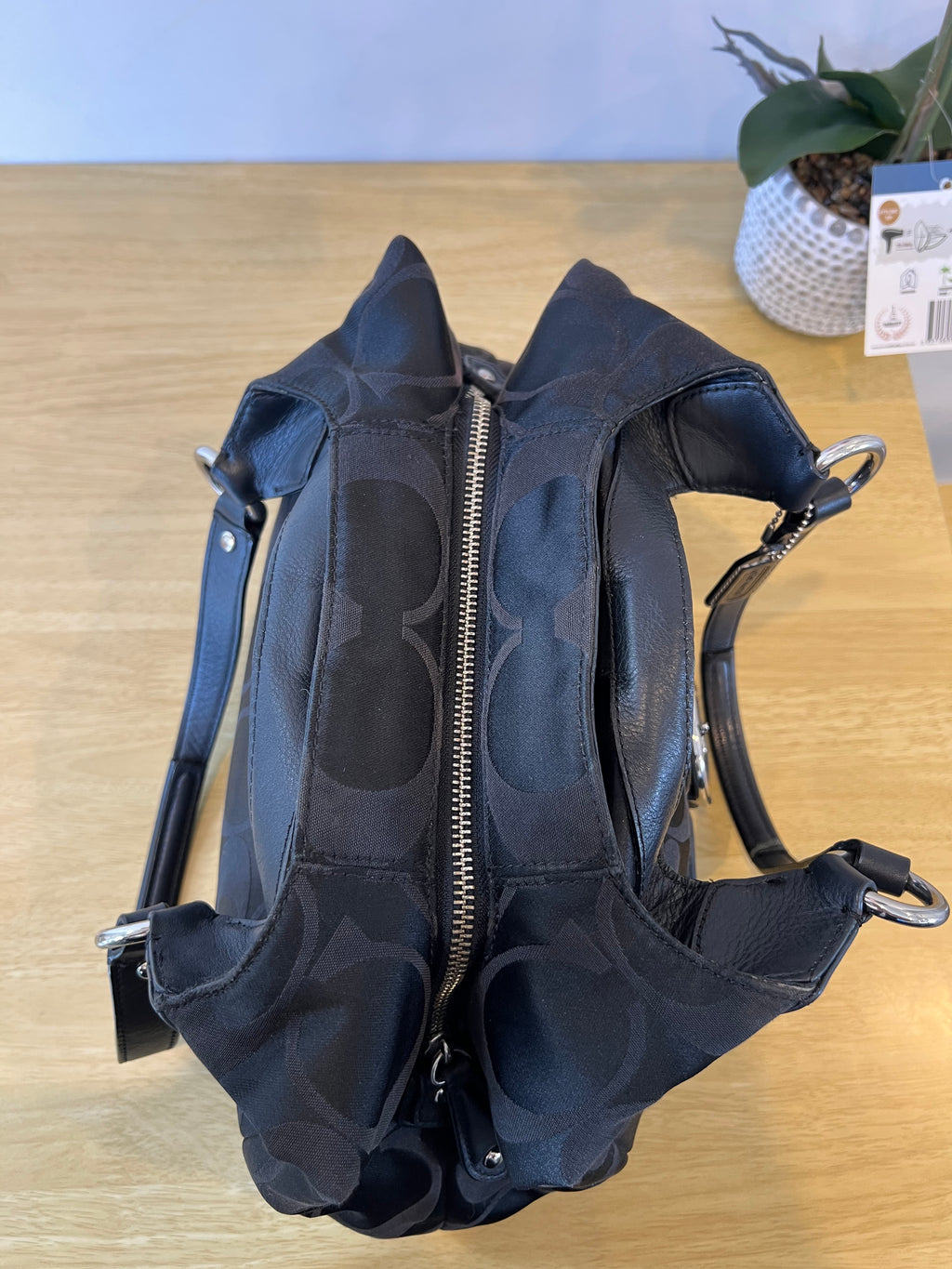 Coach Campbell Signature Bag in Black
