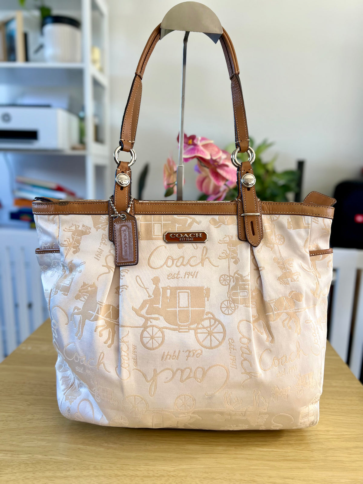 Coach Gallery Horse and Carriage Tote Bag
