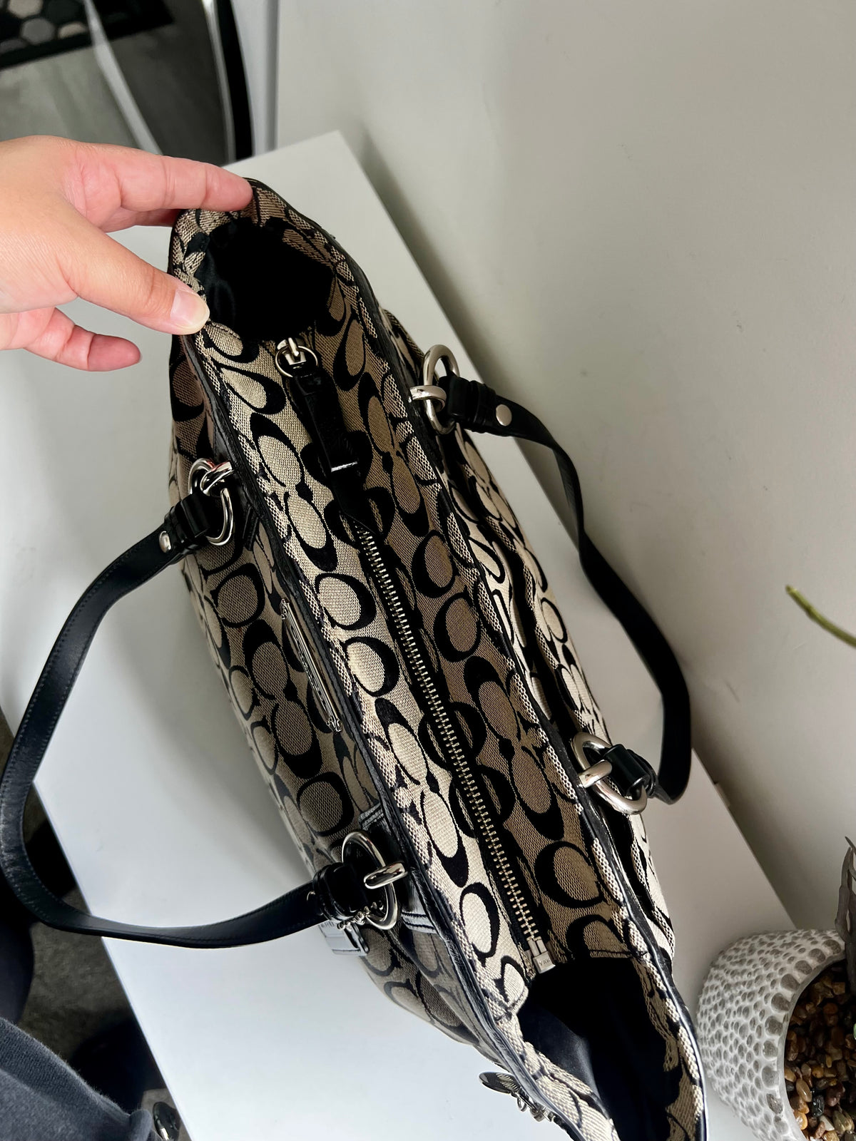 Coach Signature Gallery Tote Bag