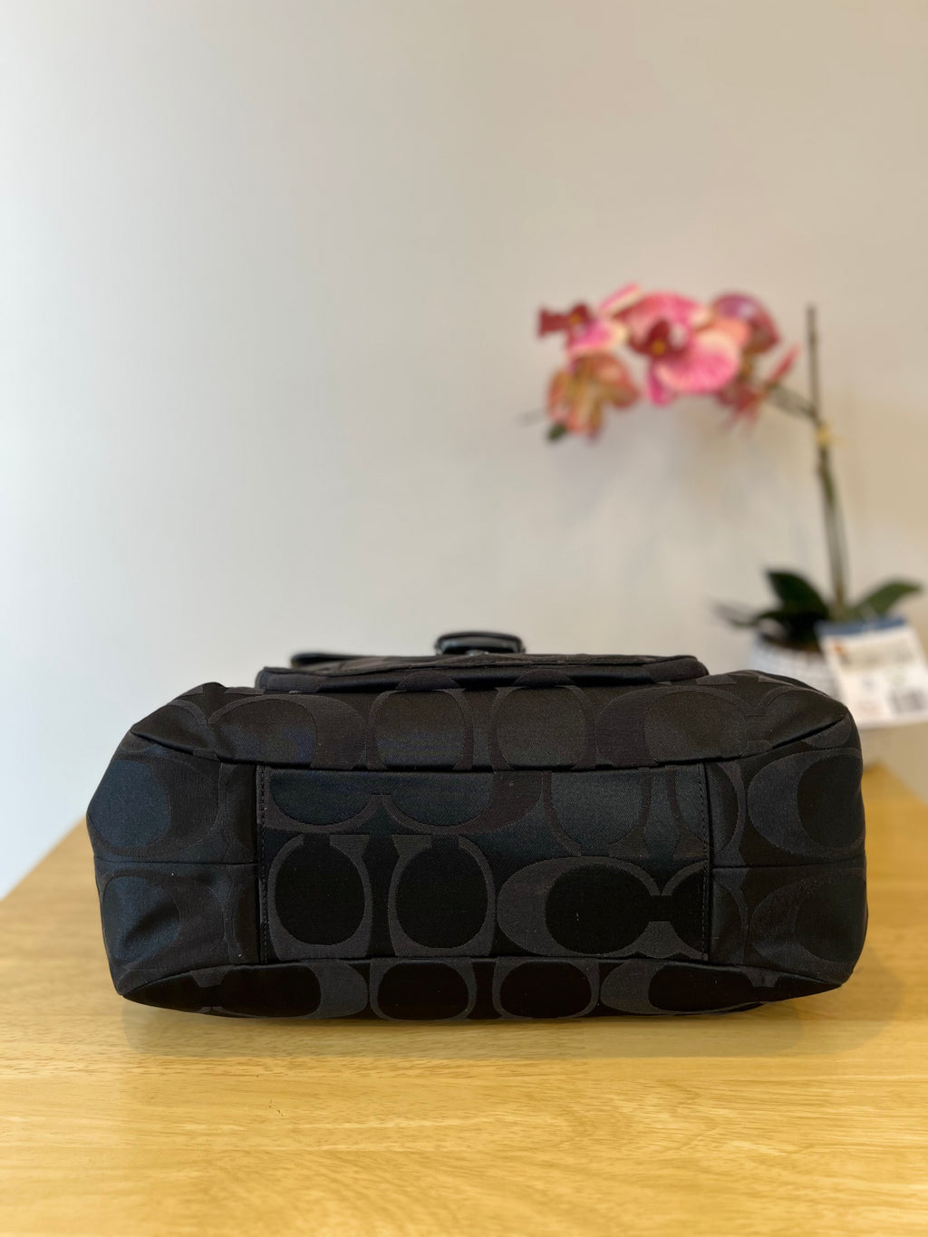 Coach Campbell Signature Bag in Black