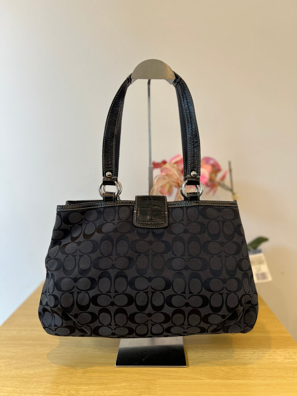 Coach Soholynn Signature C Canvas Tote Bag