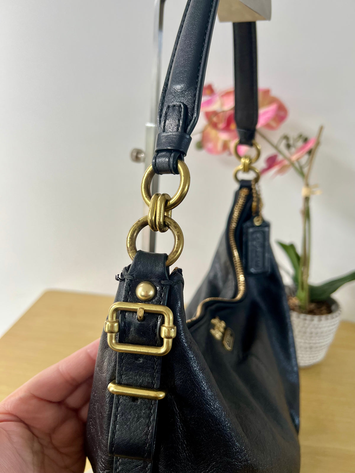 Coach Madison Hobo Leather Bag