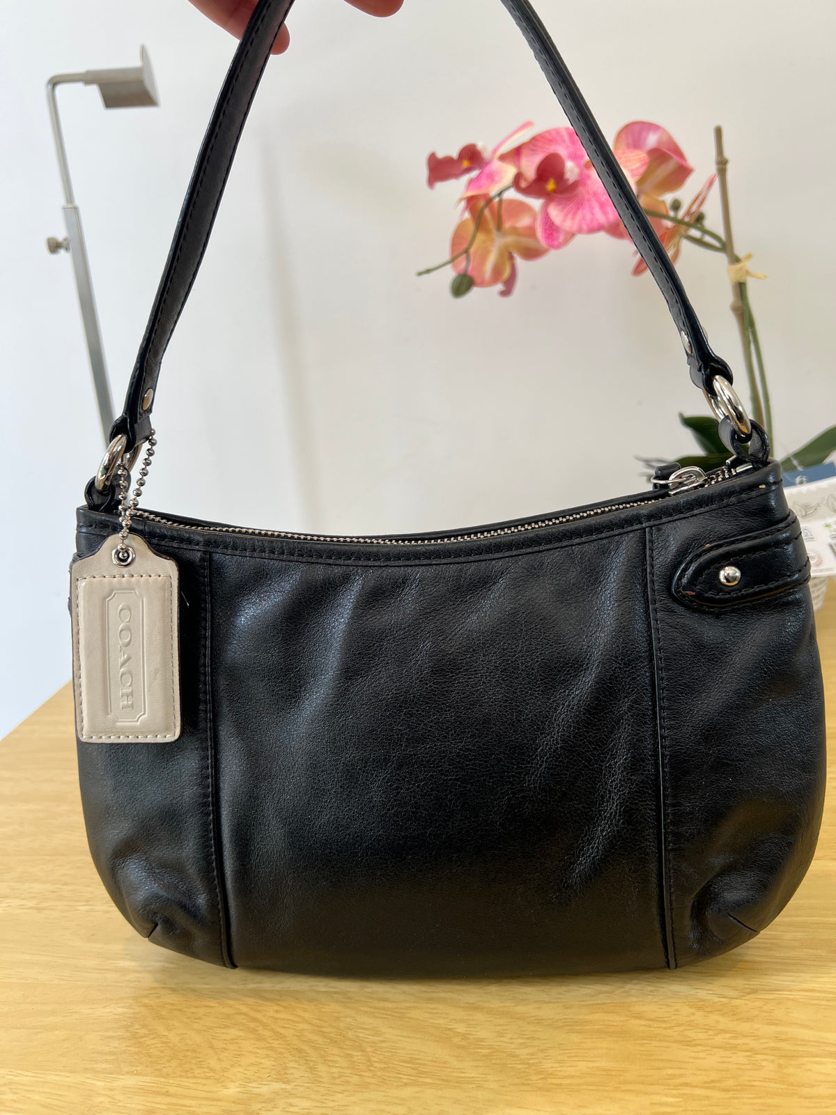 Coach Daisy Demi Shoulder Leather Bag