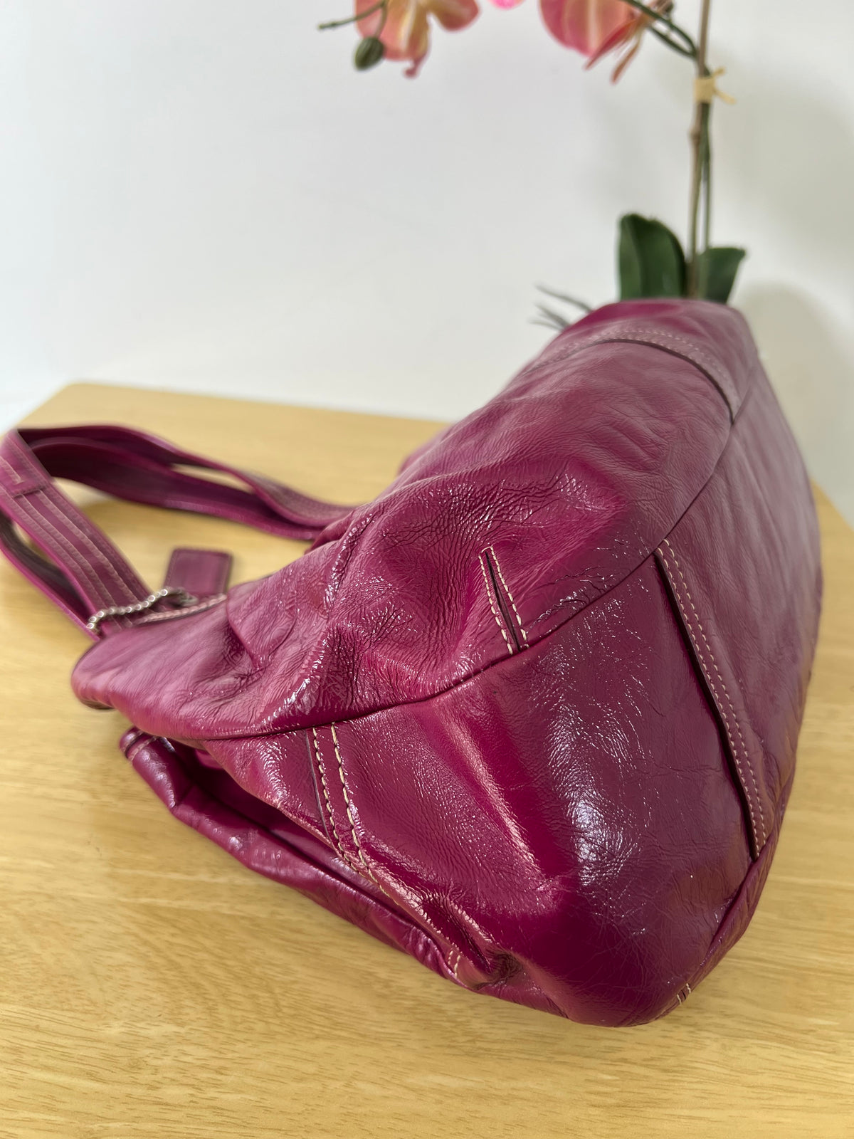 Coach Ergo Kisslock Pleated Bag