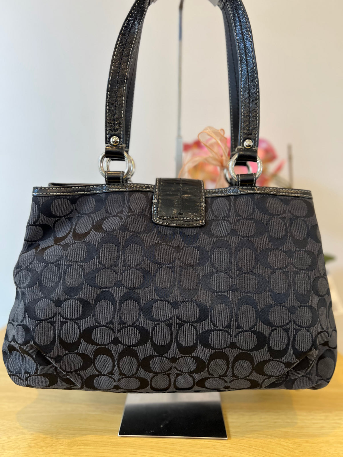 Coach Soholynn Signature C Canvas Tote Bag