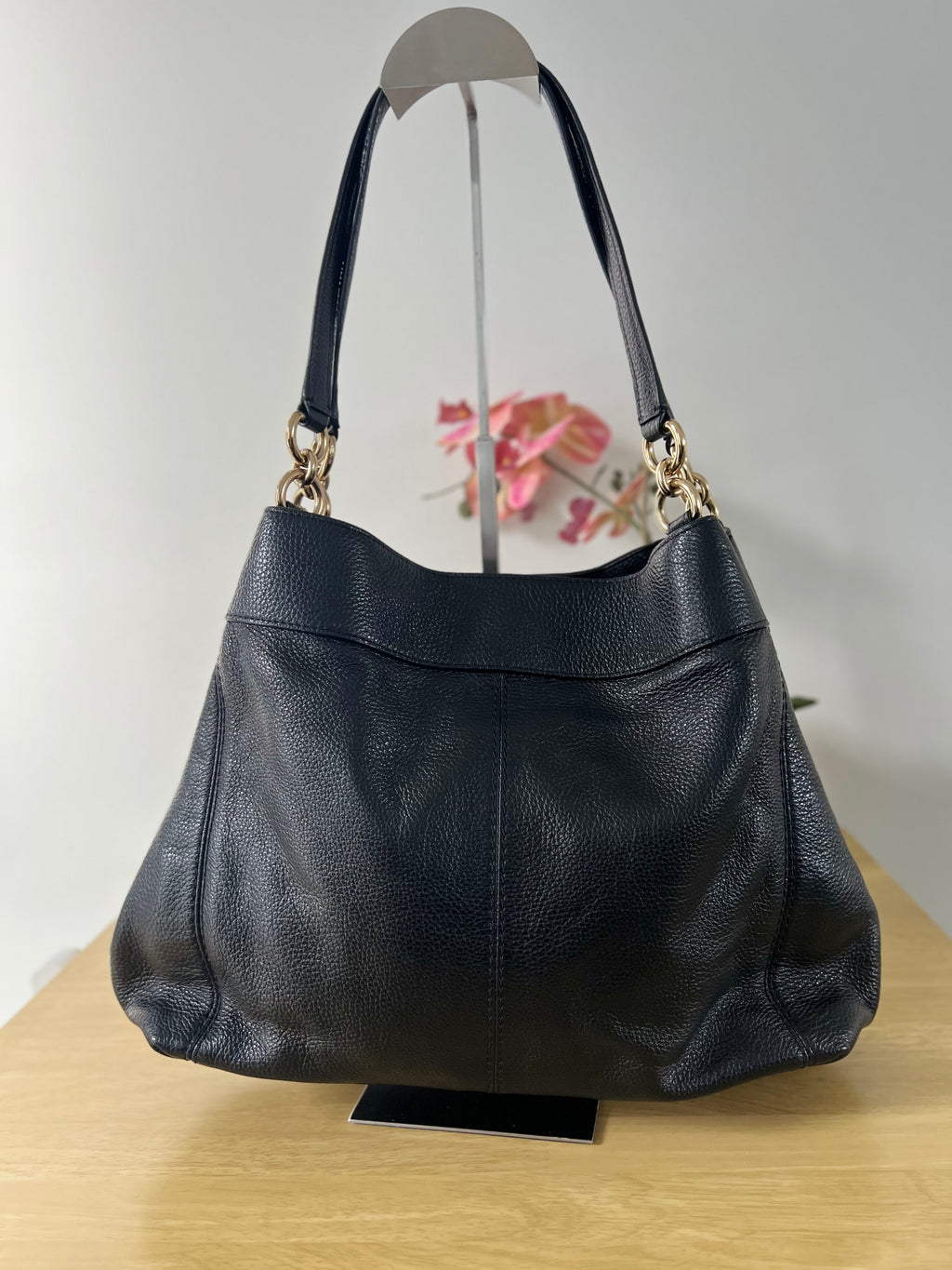 Coach Lexy Pebble Leather Bag