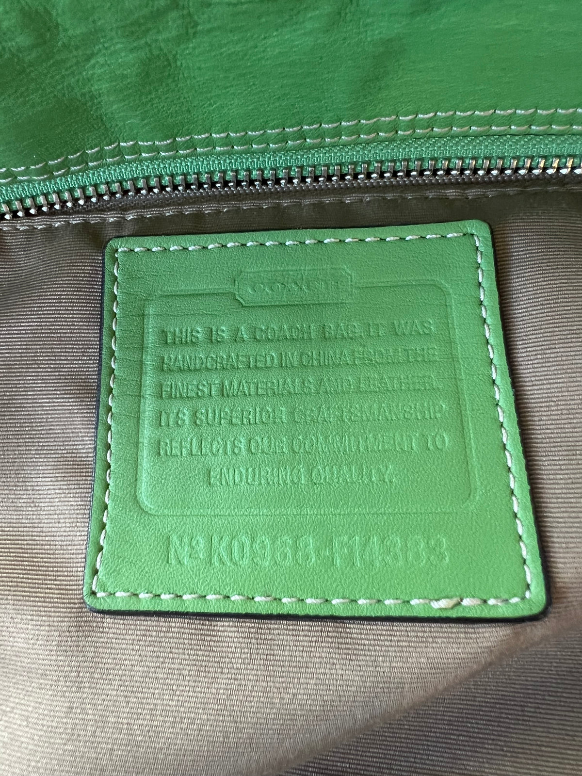Coach Bleecker Legacy Tote Bag