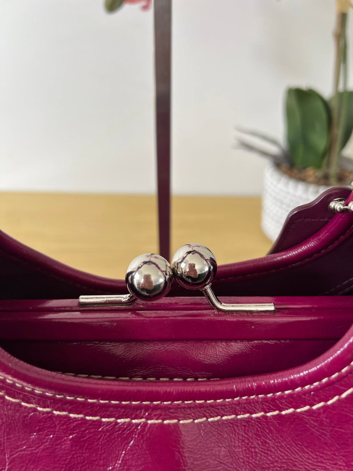 Coach Ergo Kisslock Pleated Bag