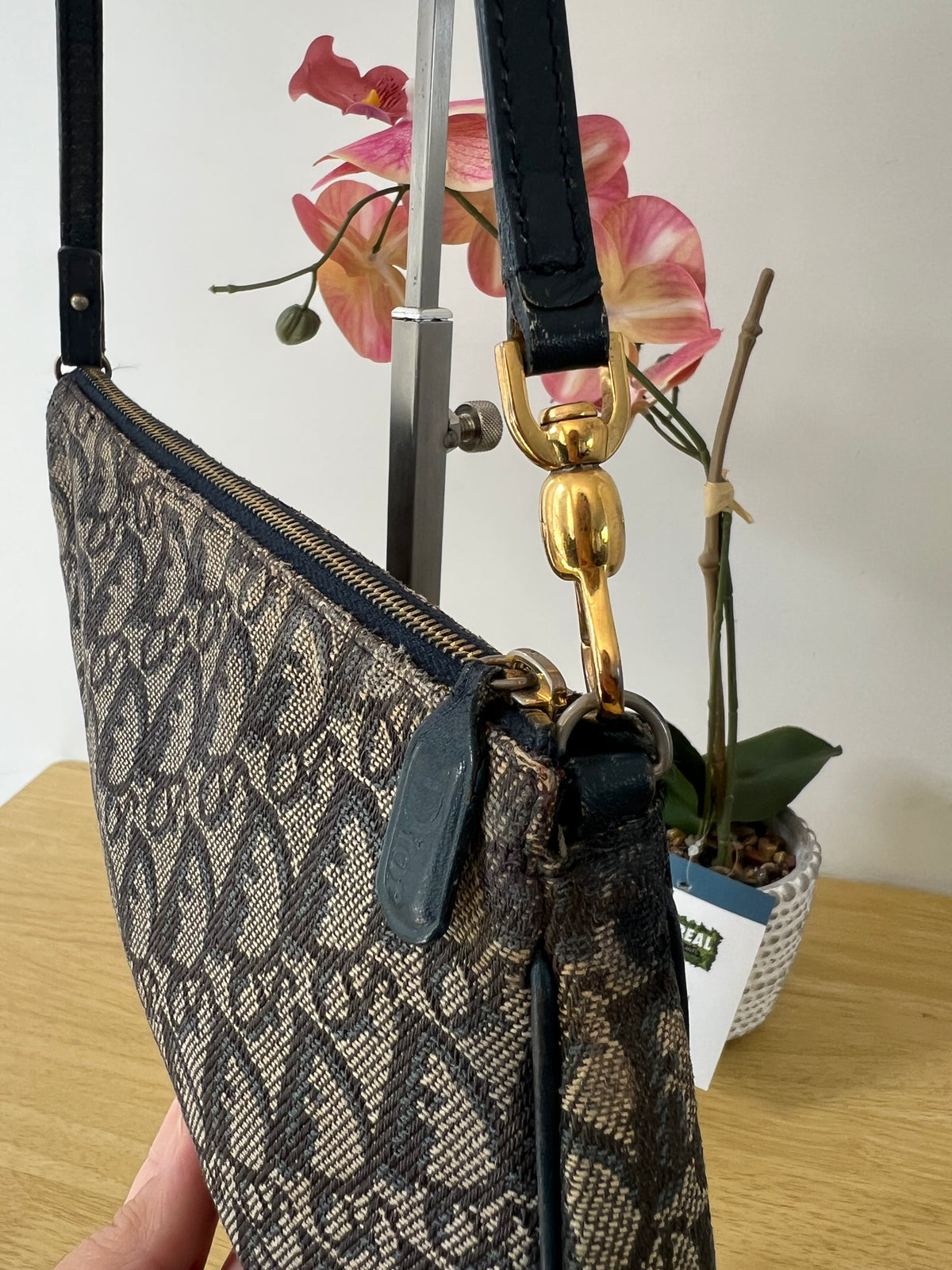 Authentic Vintage Christian Dior Saddle Pochette