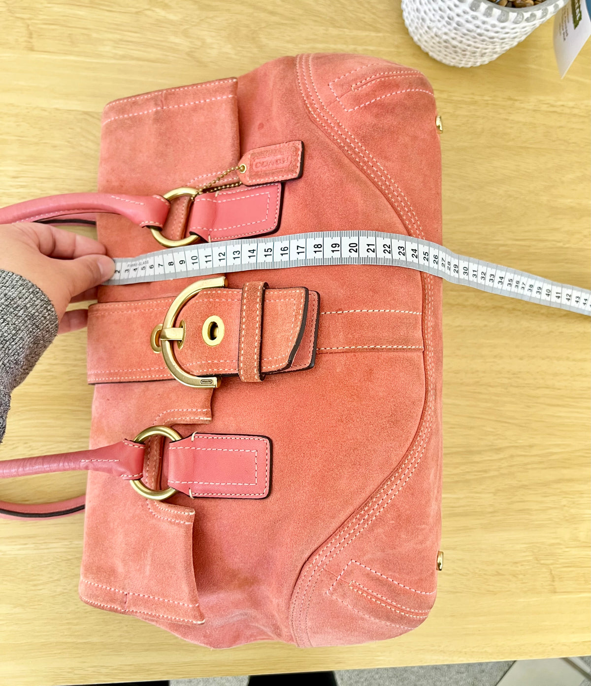 Coach Vintage Soho Suede Flap Handbag