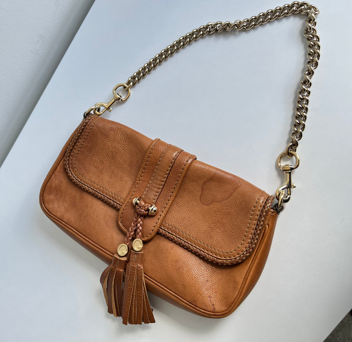 Authentic Gucci Marrakech Chain Shoulder Bag