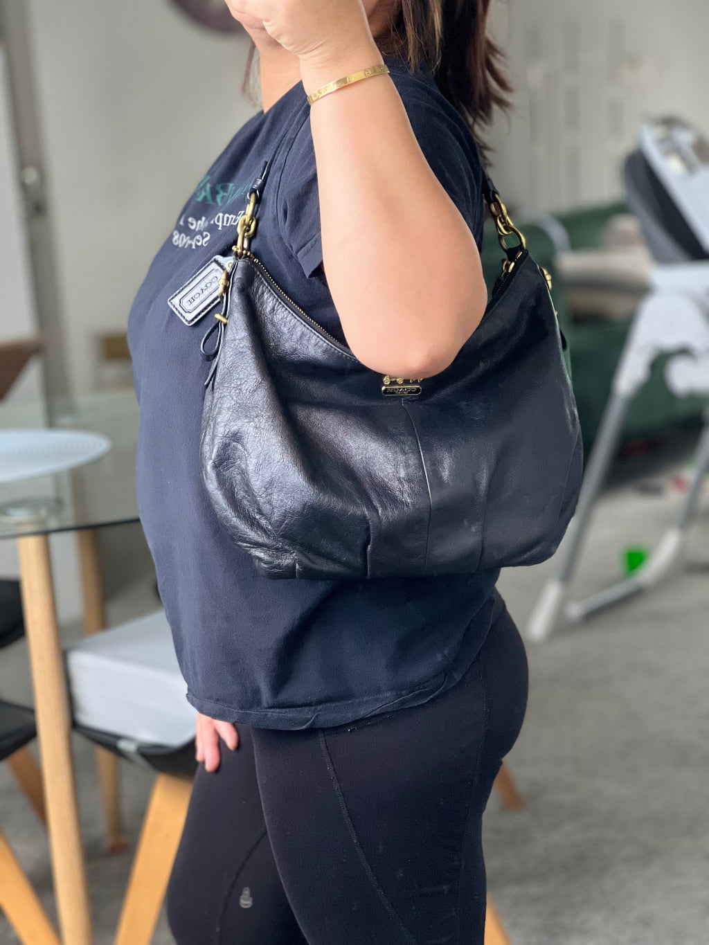 Coach Madison Hobo Leather Bag