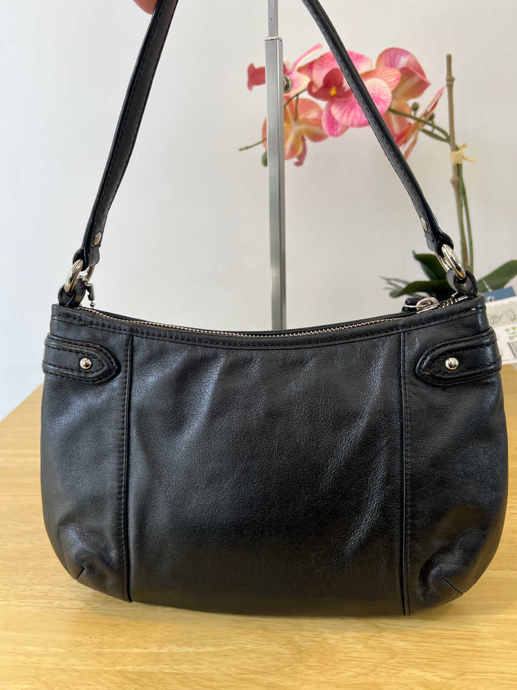 Coach Daisy Demi Shoulder Leather Bag