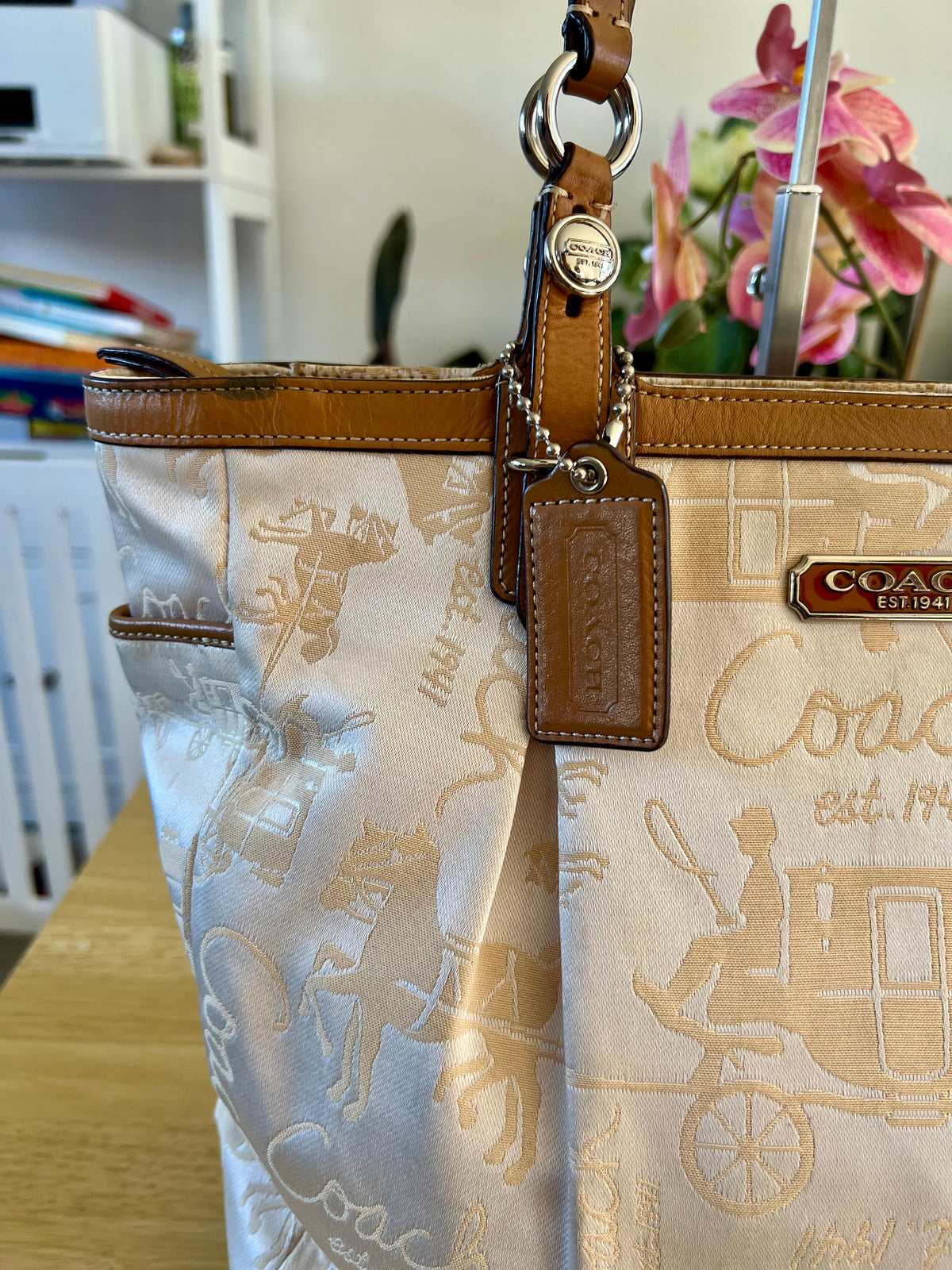 Coach Gallery Horse and Carriage Tote Bag