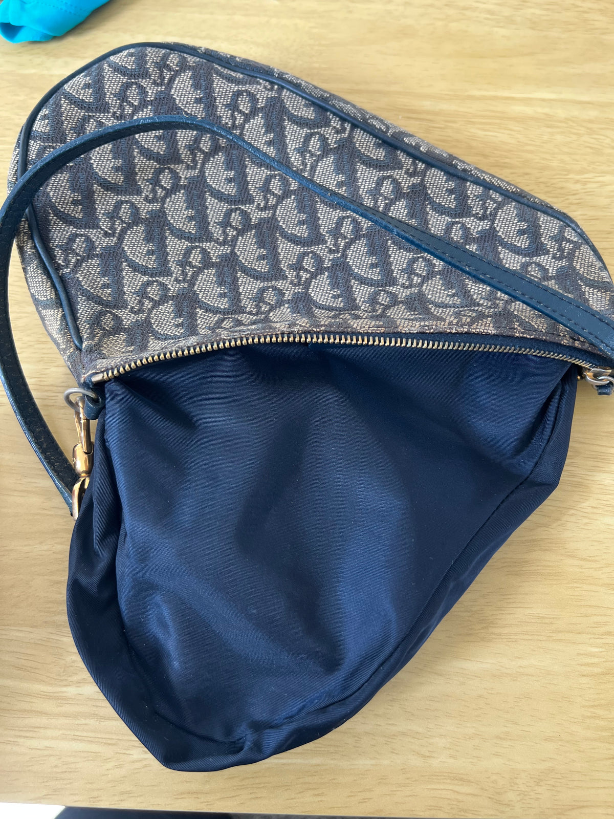 Authentic Vintage Christian Dior Saddle Pochette