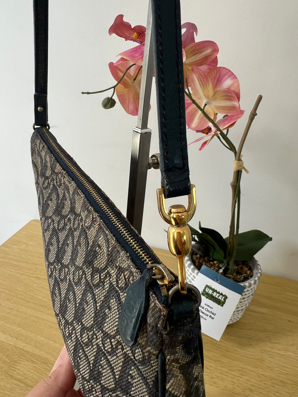 Authentic Vintage Christian Dior Saddle Pochette
